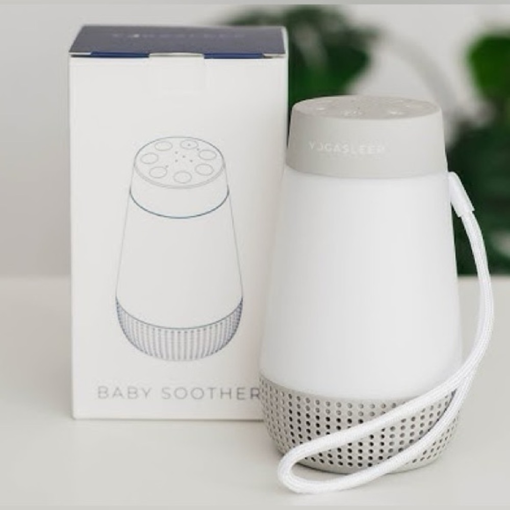 YOGASLEEP | Portable White Noise Machine/ Baby Soother in White and Gray